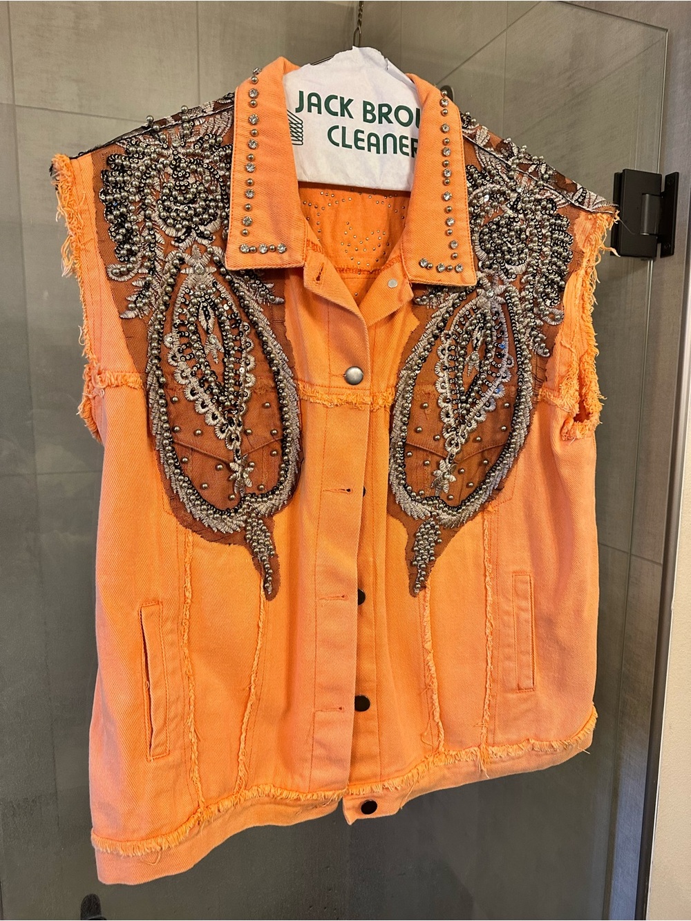 EMBELLISHED VEST!!!